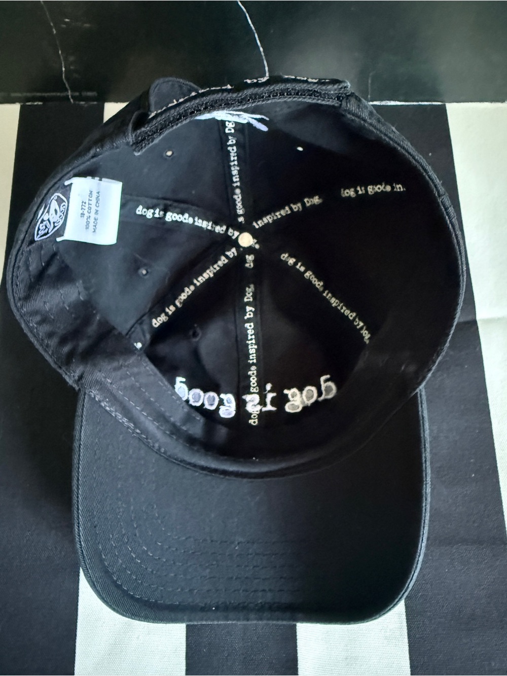 Black Baseball Cap - - Picture 4 of 5